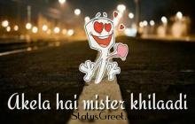 Akela Hai Mr Khiladi Status Video