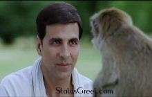 Akshay Kumar Fight With Monkey funny status video hindi