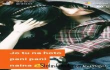 Aisa lagta hai kyun teri aankhen jaise  WhatsApp full screen status