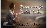Naam - E - Wafa Hindi Whatsapp Video Status